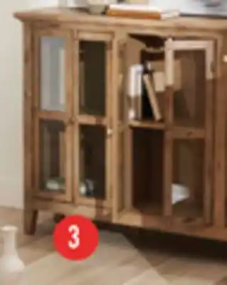 The Brick Rocco large accent cabinet - wood offer