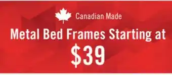 The Brick Metal bed frames offer