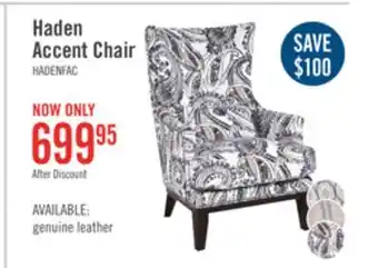 The Brick Haden fabric accent chair - paisley offer