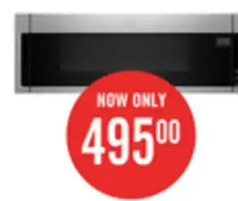 The Brick Whirlpool 1.1 cu. ft. low-profile microwave hood combination ywml55011hs offer