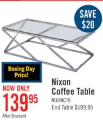The Brick Nixon coffee table offer
