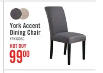 The Brick York studded dining chair - grey offer