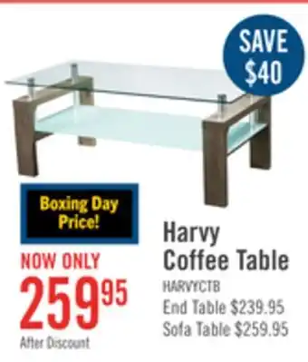 The Brick Harvy coffee table - hazelnut offer