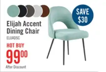 The Brick Elijah dining chair - aqua offer
