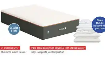 The Brick Nectar premier copper luxury firm queen mattress-in-a-box offer