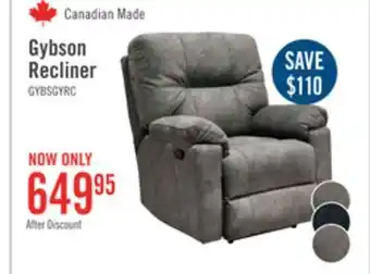 The Brick Gybson glider recliner - grey offer
