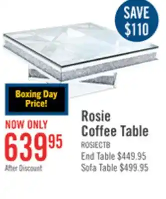 The Brick Rosie coffee table offer