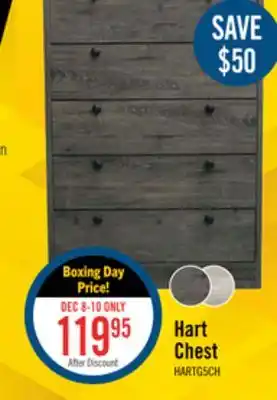 The Brick Hart chest - grey offer