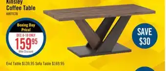 The Brick Kinsley coffee table offer