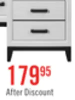 The Brick Kate nightstand - white offer