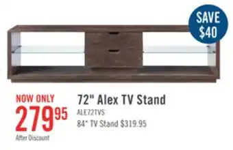 The Brick Alex 72 tv stand offer