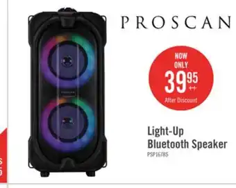 The Brick Proscan light up bluetooth speaker offer