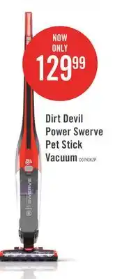 The Brick Dirt devil power swerve pet stick vacuum offer