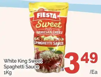 T&T Supermarket White king sweet spaghetti sauce, 1kg offer