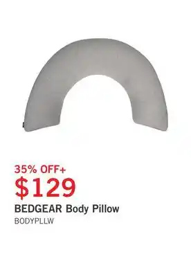 The Brick Bedgear body pillow offer