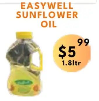 Food World Supermarket Easywell sunflower oil offer