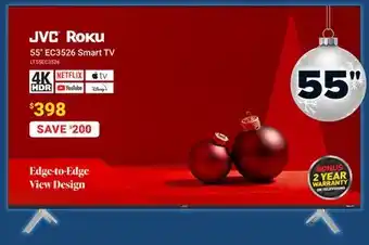 Visions Electronics Jvc roku 55 ec3526 smart tv offer