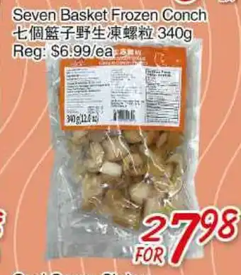 Foody Mart Seven basket frozen conch offer