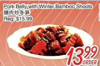Foody Mart Pork belly with winter bamboo shoots offer