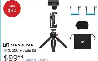 Vistek Sennheiser mke 200 mobile kit offer