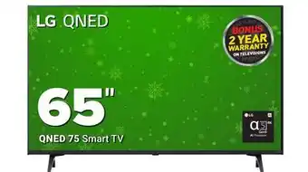 Visions Electronics Lg 75 inch qned75 4k 2023 smart tv (75qned75ura) offer