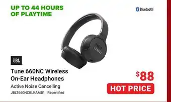 Visions Electronics Jbl tune 660nc wireless on-ear headphones offer