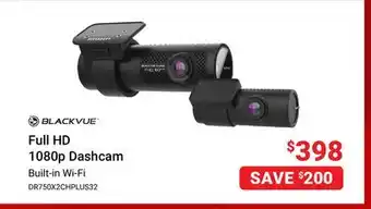 Visions Electronics Blackvue full hd 1080p dashcam offer