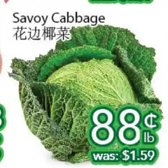 Ample Food Market Savoy cabbage offer