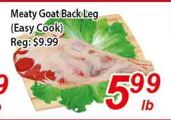 Seasons Foodmart Meaty goat back leg offer