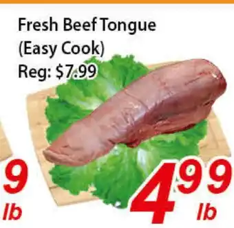 Seasons Foodmart Fresh beef tongue (easy cook) offer