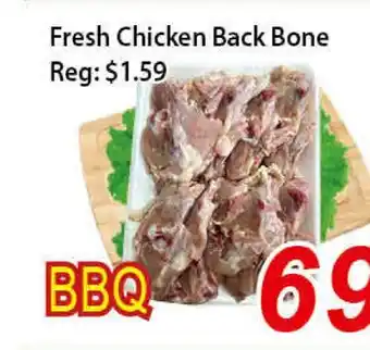 Seasons Foodmart Fresh chicken back bone offer