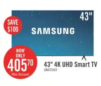 The Brick Samsung 43 tu690t 4k crystal uhd smart tv offer