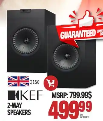 Centre Hi-Fi Kef 2-way speakers offer