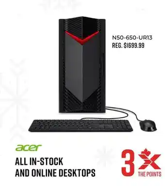 Canex Acer all in-stock and online desktops offer