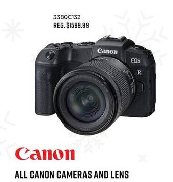 Canex Canon cameras and lens offer