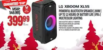 Centre Hi-Fi Lg powerful bluetooth speaker | 200w | up to 12 hours of battery life | ipx4 | multicolor lighting offer
