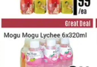 Nations Fresh Foods Mogu mogu lychee offer