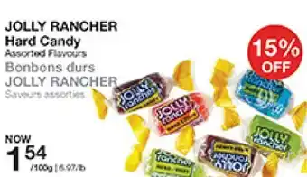 Bulk Barn Jolly rancher hard candy offer