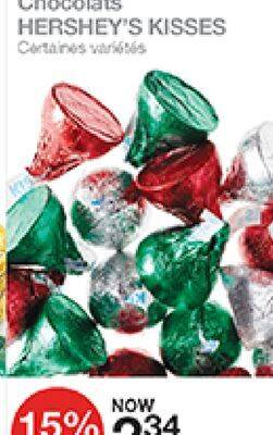 Bulk Barn Hershey's kisses chocolat offer