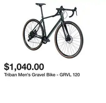 Decathlon Triban men's gravel bike - grvl 120 offer