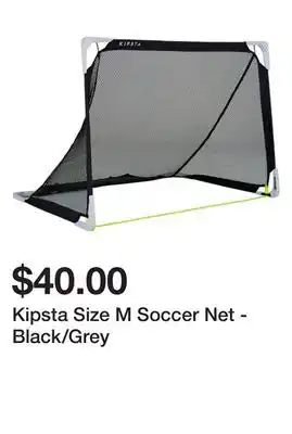 Decathlon Kipsta size m soccer net - black/grey offer