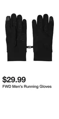 Sport Chek Fwd men's running gloves offer