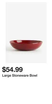 H&M Large stoneware bowl offer