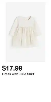 H&M Dress with tulle skirt offer