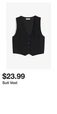 H&M Suit vest offer