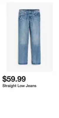 H&M Straight low jeans offer