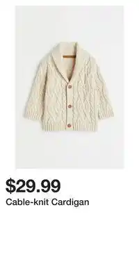 H&M Cable-knit cardigan offer