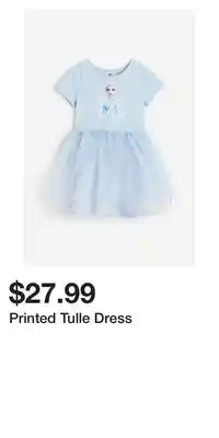 H&M Printed tulle dress offer