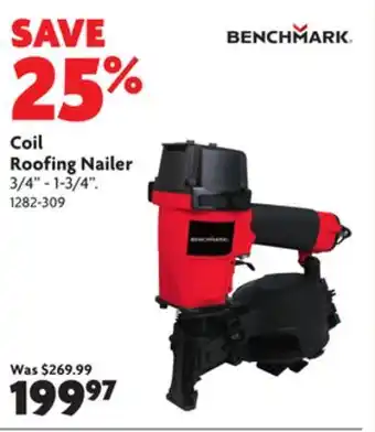 Home Hardware Roofing nailer offer
