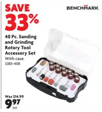 Home Hardware 40 pc. sanding and grinding rotary tool accessory set offer